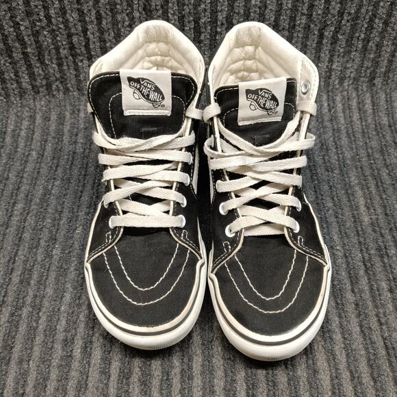 Vans Old Skool SK8 High Top Sneakers Kids 3 Black Skate Shoes - Picture 2 of 5